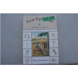 Book - Farm Equipment and How to Use It