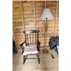 Image 1 : Rocking Chair and a Floor Lamp