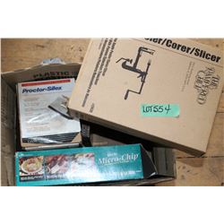 "Apple Peeler" (Pampered Chef), Electric Iron and other miscellaneous items