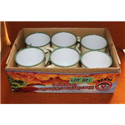 Enamel Ware Mugs (6)