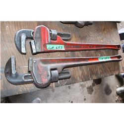 Two Pipe Wrenches