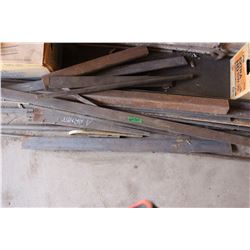 Pile of Flat Bar and Metal Tubing