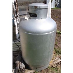 Small Propane Furnace with a Propane Pig Tank