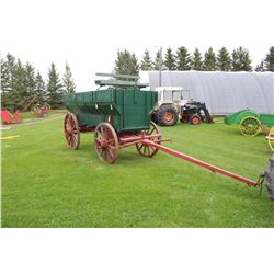 Horse Drawn Massey Harris Grain Tank Wagon