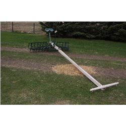 Horse Drawn Spading Harrow, P & O Canton, Illinois