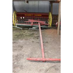 Horse Drawn (3 Horse) Massey Harris Shoe Drill (15 Run) - with Pull