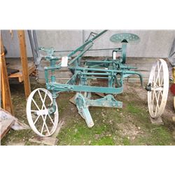 Horse Drawn Oliver 2 Bottom Gang Plow - with Pull