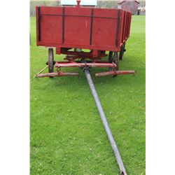 Horse Drawn Cockshutt Grain Wagon (Steel Wheel)