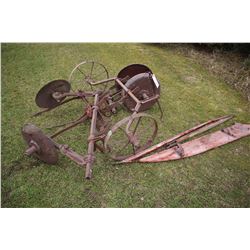Steel Wheels & Axle; Disks; Pitman Arms; Sickle Mower Blades; Misc. Parts for Horse Drawn Eqt.