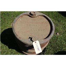 Antique Imperial Oil Barrel