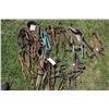 Image 1 : Horse Head Stalls with Bits & Several Sets of Reins