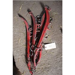 Hames (2 Sets) Red Metal - for Saddle Horses