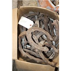 Box of Horse Shoes - Assorted sizes - Some with Cleats
