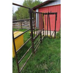 Cattle Head Gate (for beside a building)