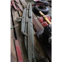 Four Horse Double Tree (Green Metal)