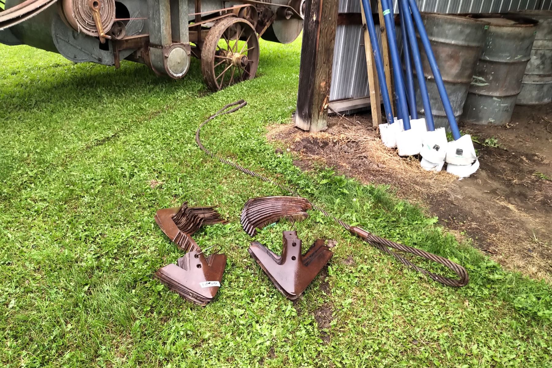 Heavy Duty Cable with Hoops; Cultivator Shovels & Chisel Plow Spikes