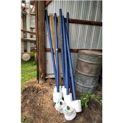 Gymkhana Poles - 6 Poles and 4 Flag Poles