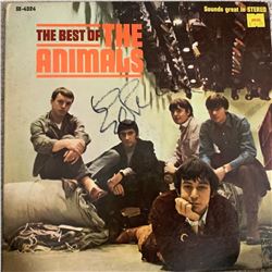 Signed Animals The Best Of The Animals Album Cover