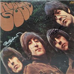 Signed Beatles Rubber Soul Album Cover