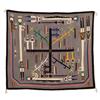 Image 1 : Navajo Whirling Log Sand Painting Rug.