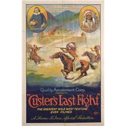 "Custer's Last Fight" Movie Poster