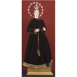 Walnut Nicho with Santo.