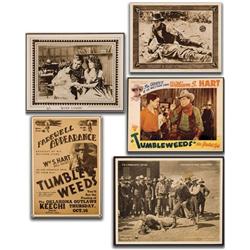 William S. Hart. Five lobby cards