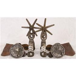 Mexican Heavy Iron Spurs.