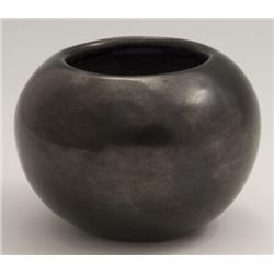 San Ildefonso Black Pottery Bowl.
