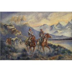 C.A. Charlie Beil.  Oil.