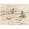 Image 2 : C.M. Russell Pen Sketches book.