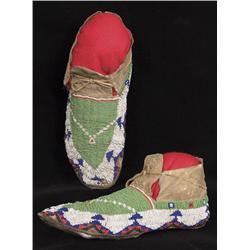 Lakota Beaded Moccasins.