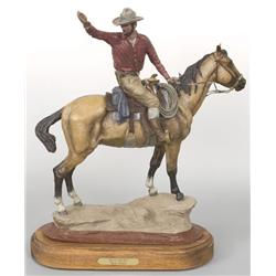 E.E. Heikka. Bronze Sculpture.