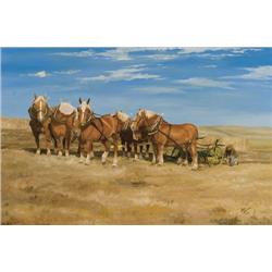 Dan Deuter. Oil on Board.