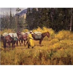 Jim C. Norton. Oil on Board.