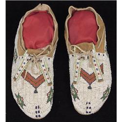 Men's Moccasins. Plateau Area.