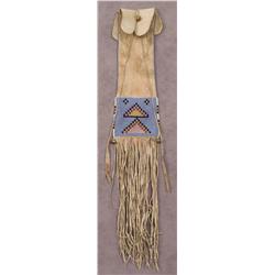 Blackfoot Indian Beaded Pipebag