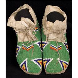 Sioux Fully Beaded Moccasins