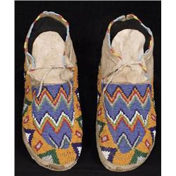 Apache Fully Beaded Moccasins