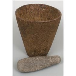 Wasco Burl Bowl with Original Pestle