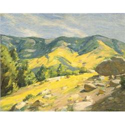Joseph H. Sharp. Oil on Canvas.