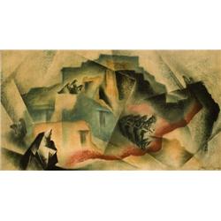 Paul C. Dyck. Oil on Board.