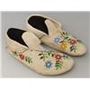 Image 1 : Santee Sioux Floral Beaded Moccasins