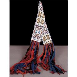 Chippewa Loom Beaded Sash
