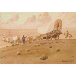 Leonard Reedy. Watercolor.
