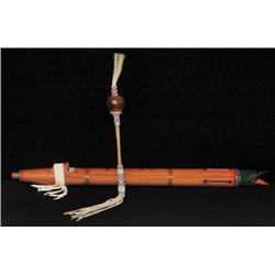 Nothern Plains Flute and Peyote Rattle.