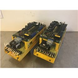 (2) Fanuc A06B-6058-H005 Servo Amplifier