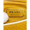 Image 7 : Prada Yellow Perforated Leather Shoulder Bag