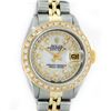 Image 1 : Rolex Ladies 2 Tone 14K MOP String Diamond Datejust Wristwatch