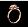 Image 3 : 14KT Rose Gold 0.26 ctw Diamond Ring